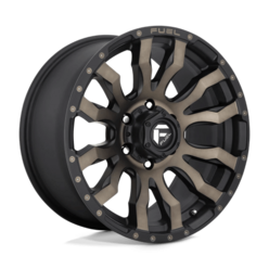 Fuel D674 Blitz 20.0x10" 5x139.7 ET-18, Noir Mat Double Teinte