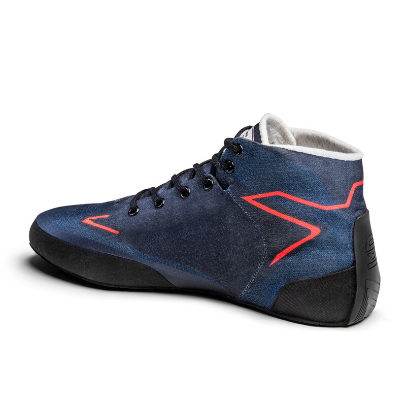 Bottines Sparco Prime Extreme Bleu Marine & Rouge (FIA)