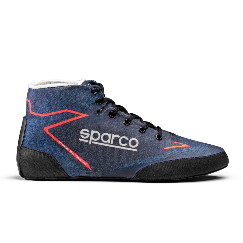 Bottines Sparco Prime Extreme Bleu Marine & Rouge (FIA)