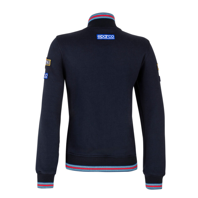 Sweat\u0020Zipp\u00E9\u0020Sparco\u0020Martini\u0020Racing\u0020Femme\u0020Bleu