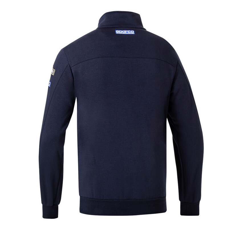 Sweat Zippé Mi-Hauteur Sparco Martini Racing Bleu