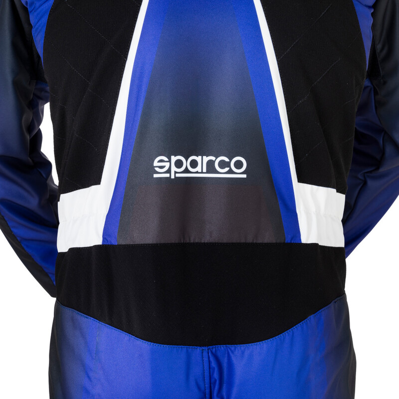 Combinaison Karting Sparco Prime K Bleue & Blanche (FIA 8877-2022)