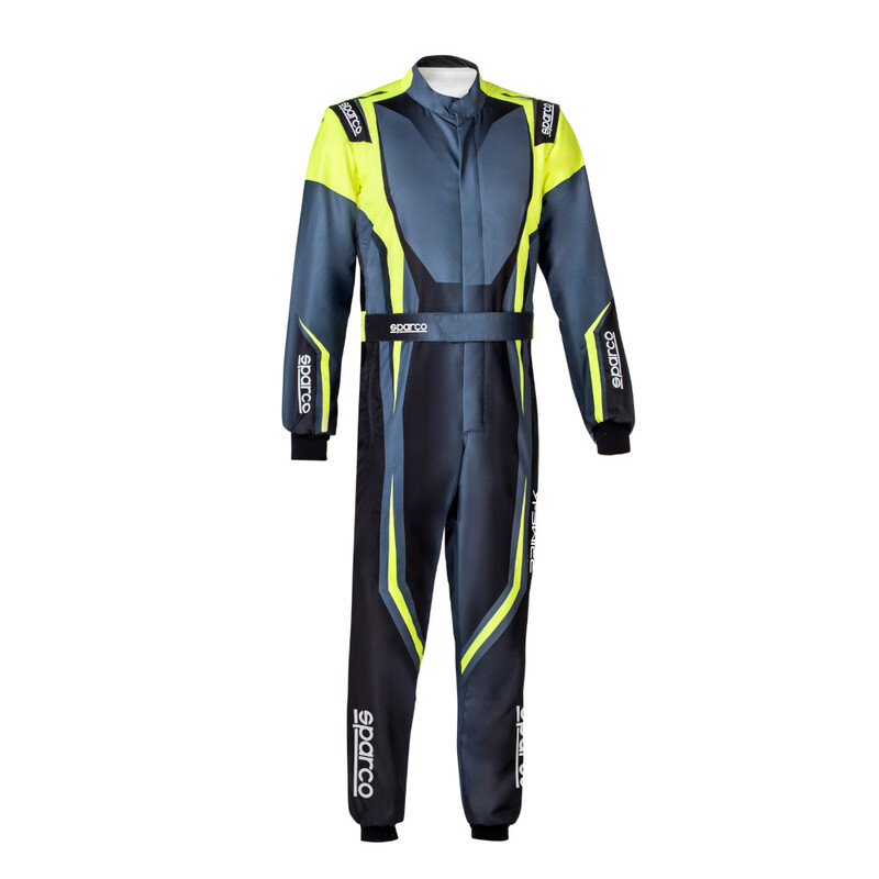 Combinaison Karting Sparco Prime K Enfant Noire & Jaune (FIA 8877-2022)