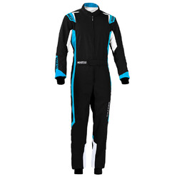 Combinaison Karting Sparco Thunder Noire & Bleue (CIK-FIA N2013.1)