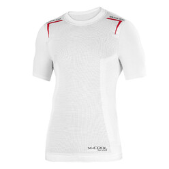 T-Shirt Manches Courtes Karting Sparco K-Carbon Blanc & Rouge