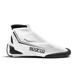 Bottines Karting Sparco K-Prime Blanches & Noires (FIA 8877-2022)