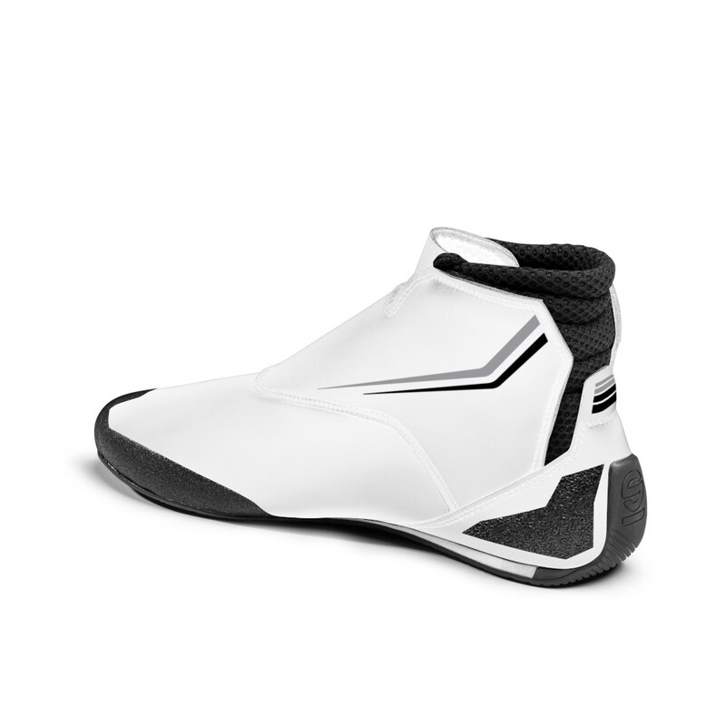 Bottines\u0020Karting\u0020Sparco\u0020K\u002DPrime\u0020Blanches\u0020\u0026\u0020Noires\u0020\u0028FIA\u00208877\u002D2022\u0029