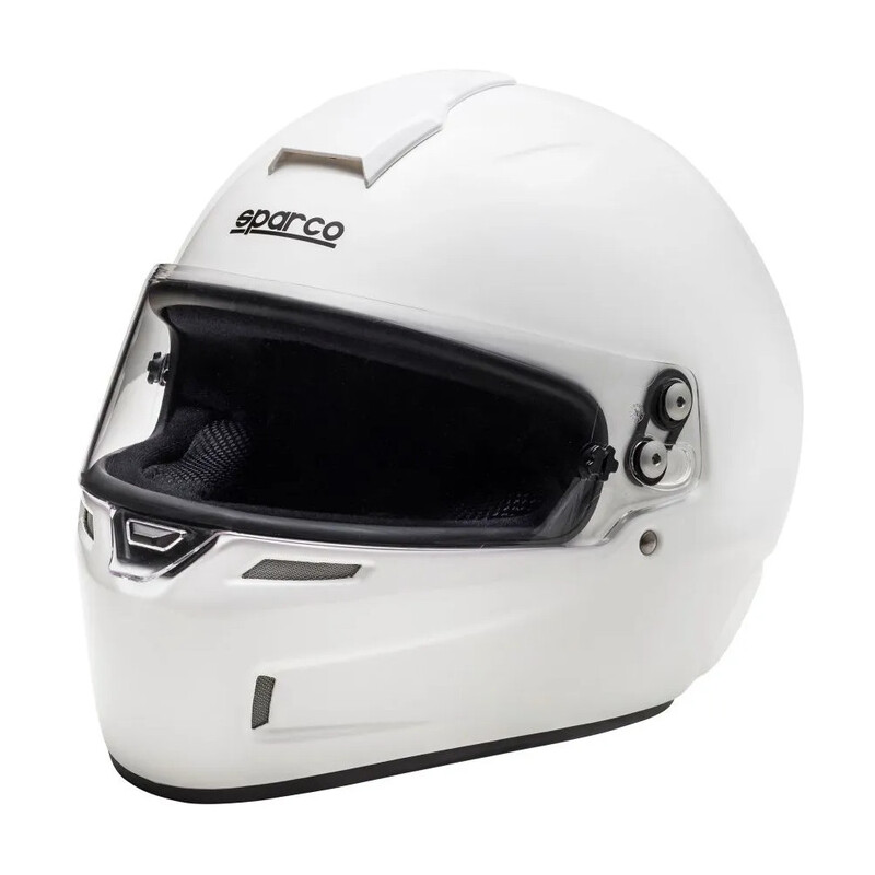Casque\u0020Karting\u0020Sparco\u0020GP\u0020KF\u002D4W\u0020CMR\u0020Blanc\u0020\u0028SNELL\u0029