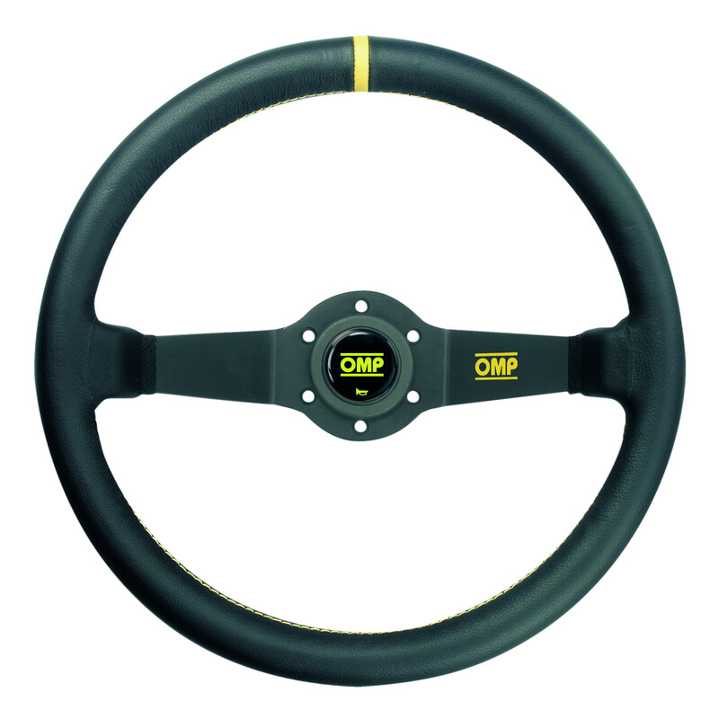 Volant\u0020OMP\u0020Rally\u0020Tulip\u00E9\u0020\u002895\u0020mm\u0029,\u0020Cuir\u0020Noir,\u0020Branches\u0020Noires