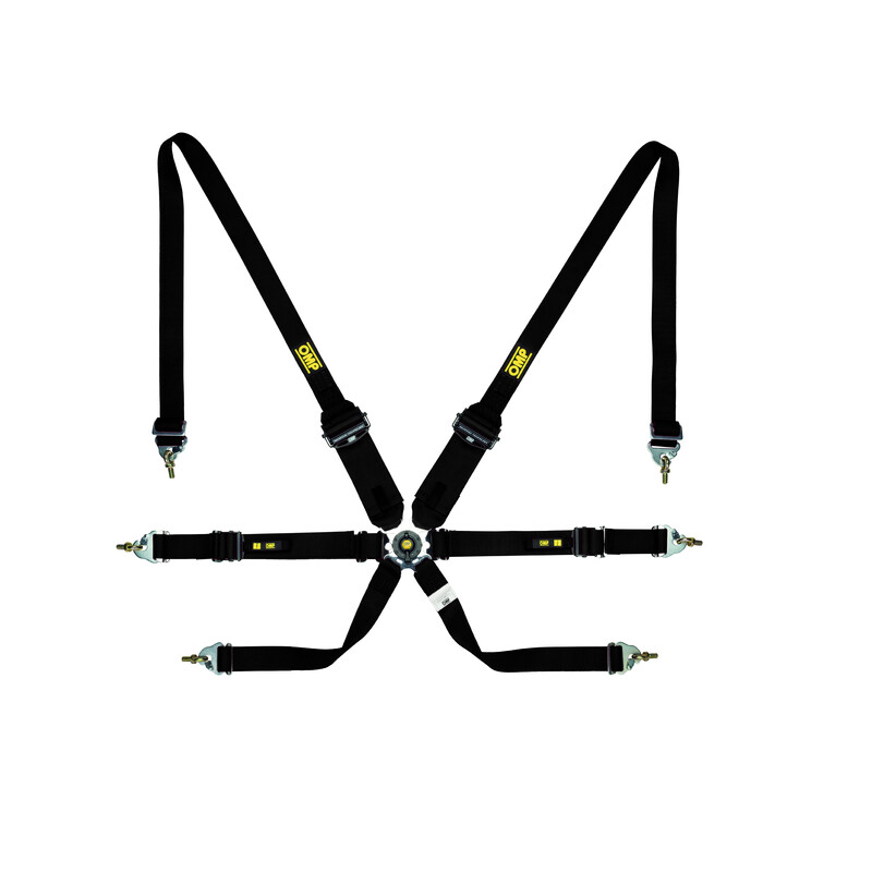 Harnais 6 Points 3"+2" OMP ONE Convertible (FIA, Hans)