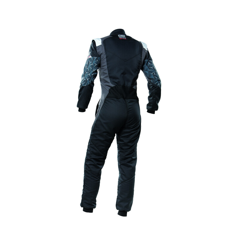 Combinaison OMP Tecnica Hybrid Noire / Argentée (FIA 8856-2018)