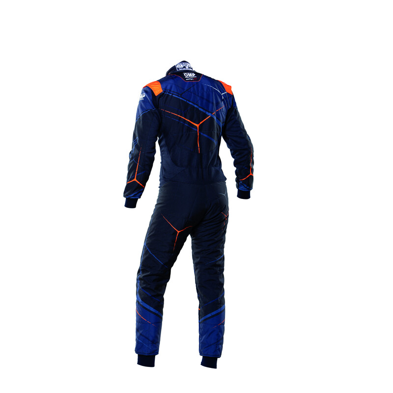 Combinaison\u0020OMP\u0020ONE\u0020ART\u0020Bleue\u0020Marine\u0020\/\u0020Orange\u0020Fluo\u0020\u0028FIA\u00208856\u002D2018\u0029
