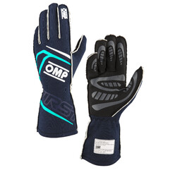 Gants OMP First Bleus Marine / Tiffany