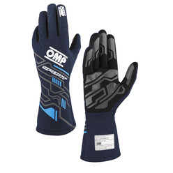 Gants OMP Sport Bleus Marine / Cyan