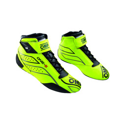 Bottines OMP ONE-S - Jaunes Fluo (FIA)