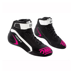 Bottines OMP First - Noires / Rose Fuchsia (FIA)