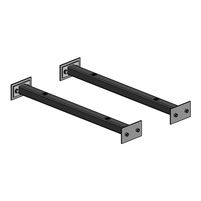 Kit Fixations Latérales Universelles OMP pour Siège Baquet à fixation par le dessous (Aluminium)