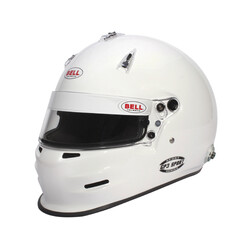 Casque Bell Sports GP3 Blanc, Hans (FIA)