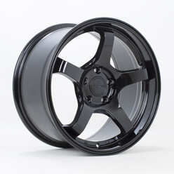 Rota RT5 17x9" 5x114.3 ET35, Noir Brillant