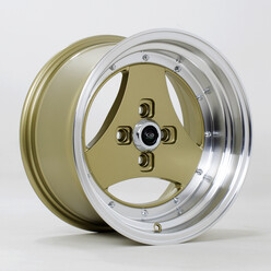 Rota Triad 15x8" 4x100 ET0, Dorée