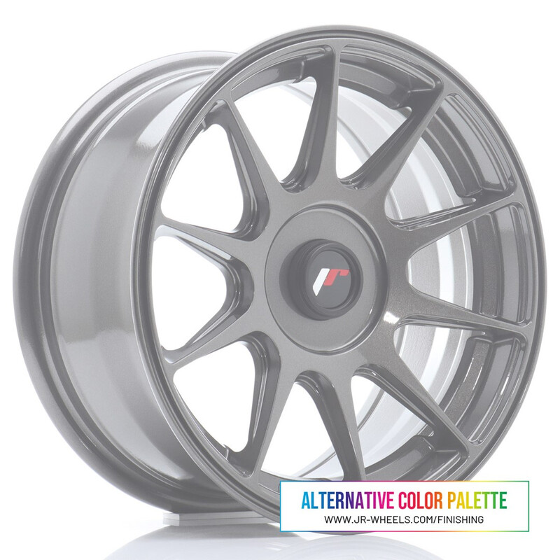 Japan Racing JR-11 15x7" (4 & 5 trous - sur mesure) ET20-30, Couleur Personnalisée !