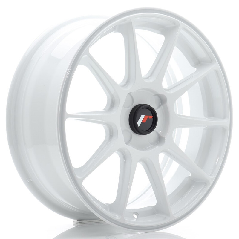 Japan Racing JR-11 17x7" (4 trous - sur mesure) ET20-38, Blanc