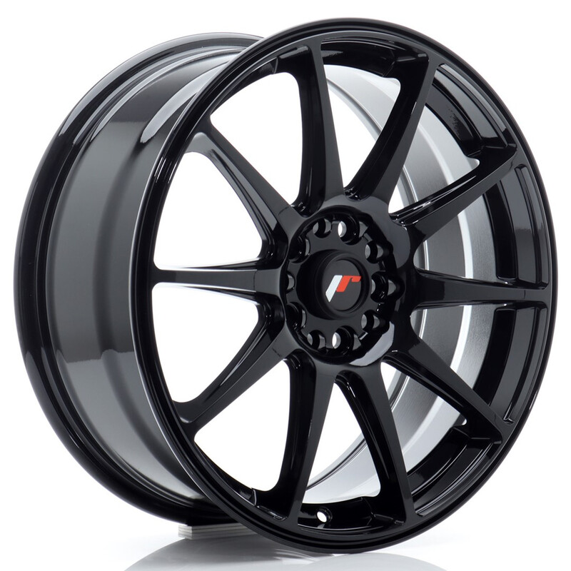 Japan Racing JR-11 18x7.5" 5x112/114.3 ET40, Noir Brillant