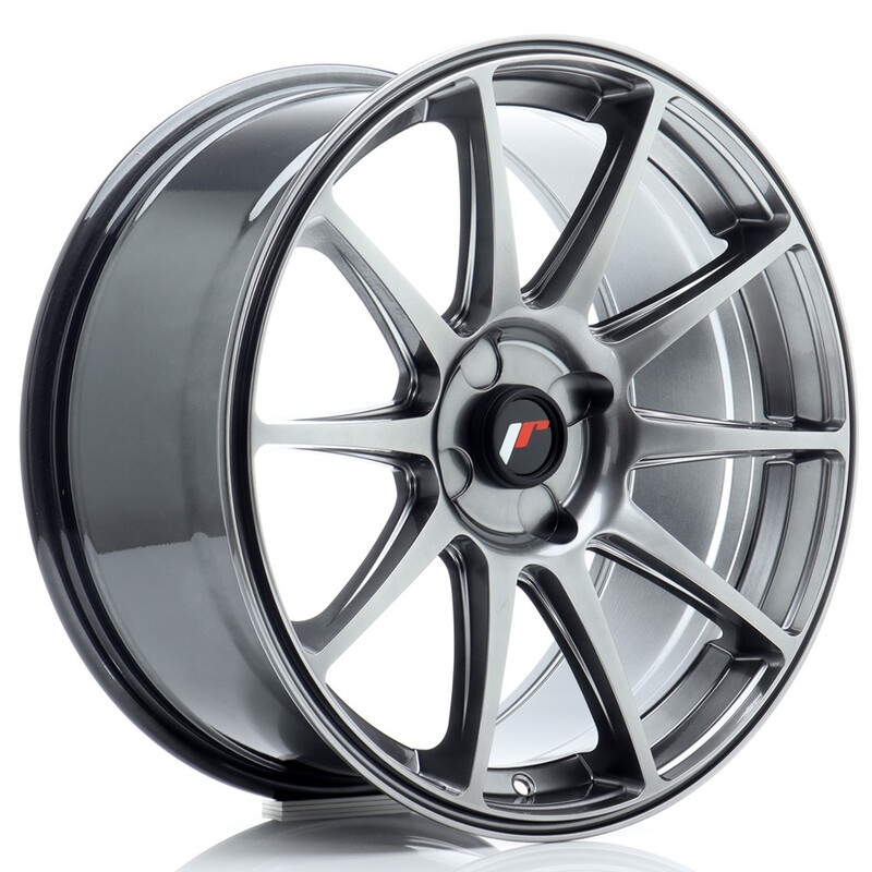 Japan Racing JR-11 18x8.5" (4 trous - sur mesure) ET20-40, Hyper Black