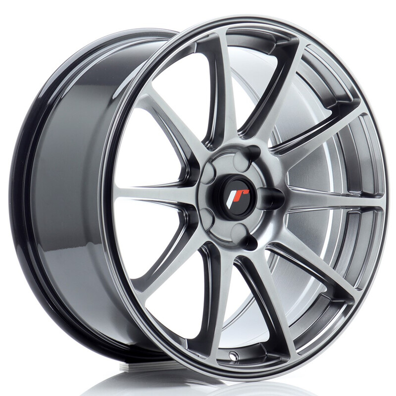 Japan Racing JR-11 18x8.5" (5 trous - sur mesure) ET20-40, Hyper Black