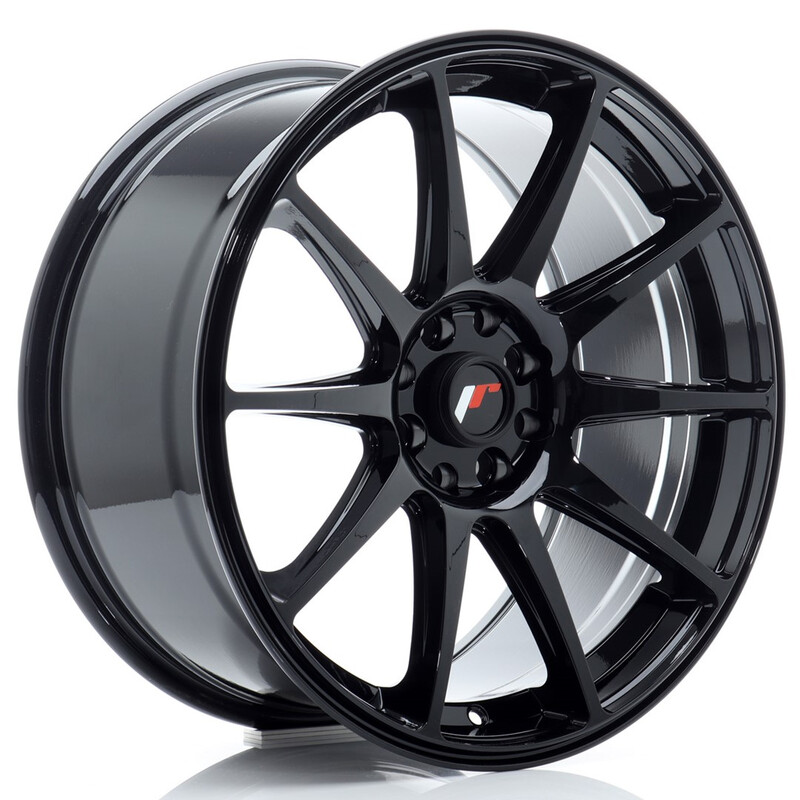 Japan Racing JR-11 18x8.5" 5x112/114.3 ET40, Noir Brillant