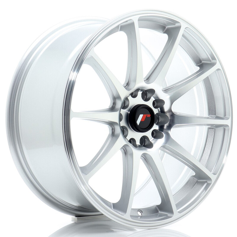 Japan Racing JR-11 18x8.5" 5x112/114.3 ET40, Gris Argenté