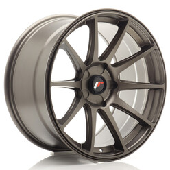 Japan Racing JR-11 Extreme Concave 18x9.5" (5 trous - sur mesure) ET20-30, Bronze