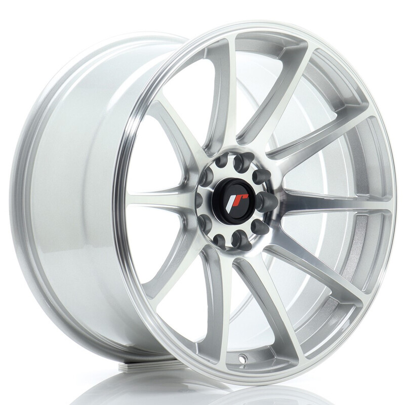 Japan Racing JR-11 Extreme Concave 18x9.5" 5x114.3/120 ET22, Gris Argenté