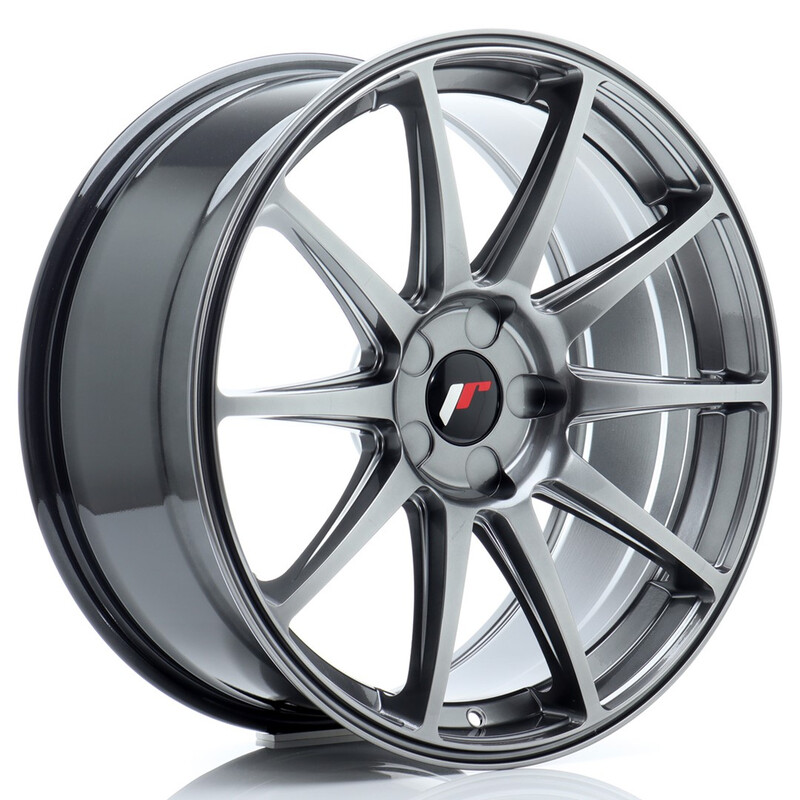 Japan Racing JR-11 19x8.5" (5 trous - sur mesure) ET20-42, Hyper Black