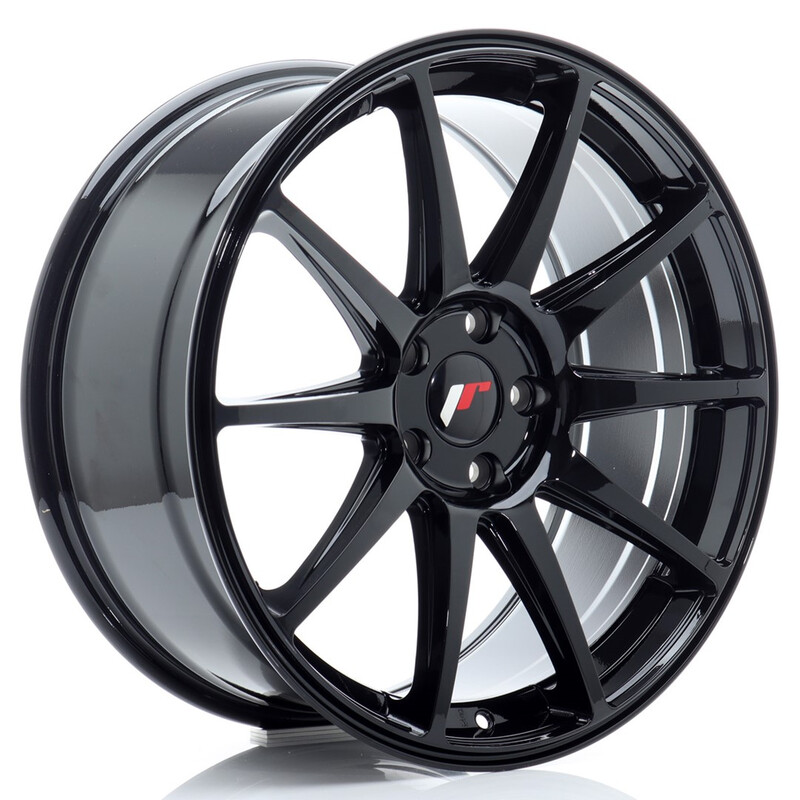 Japan Racing JR-11 19x8.5" 5x112 ET42, Noir Brillant