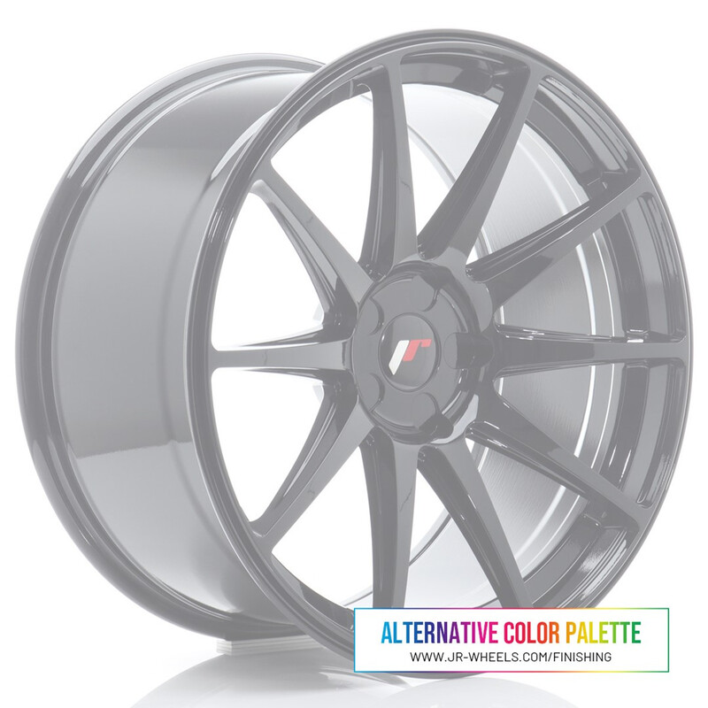 Japan Racing JR-11 Extreme Concave 20x10" (5 trous - sur mesure) ET20-40, Couleur Personnalisée !