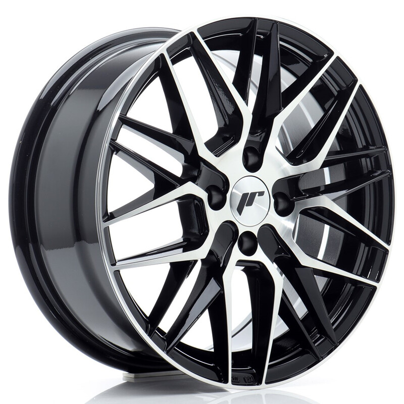 Japan Racing JR-28 16x7" 4x100 ET40, Noir Brillant
