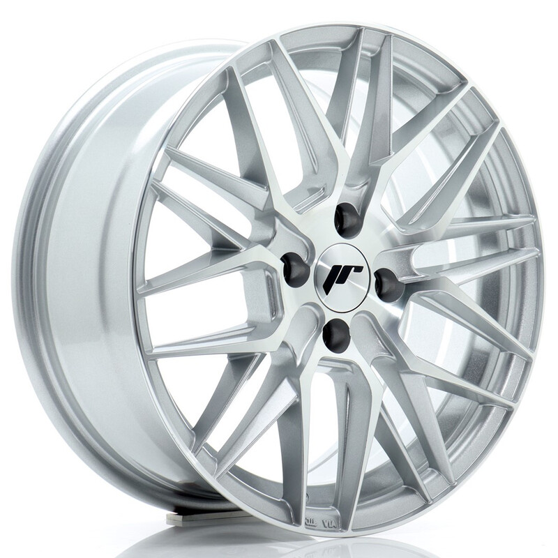 Japan Racing JR-28 16x7" 4x100 ET40, Gris Argenté