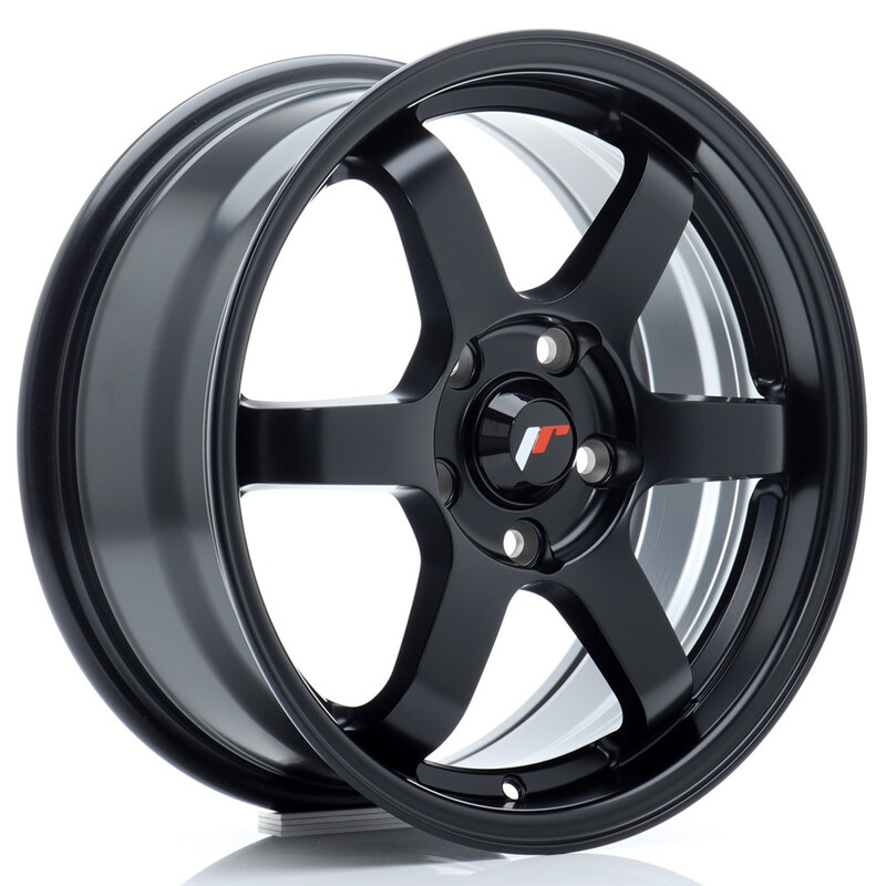 Japan Racing JR-3 16x7" 4x100 ET25, Noir Mat