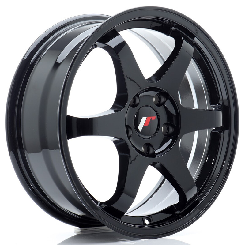 Japan Racing JR-3 17x7" 5x114.3 ET40, Noir Brillant
