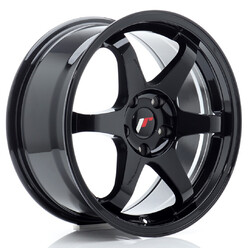 Japan Racing JR-3 17x8" 5x120 ET35, Noir Brillant