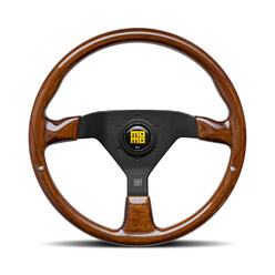 Volant Momo Montecarlo Heritage Tulipé (31 mm), Bois, Branches Noires - 35 cm