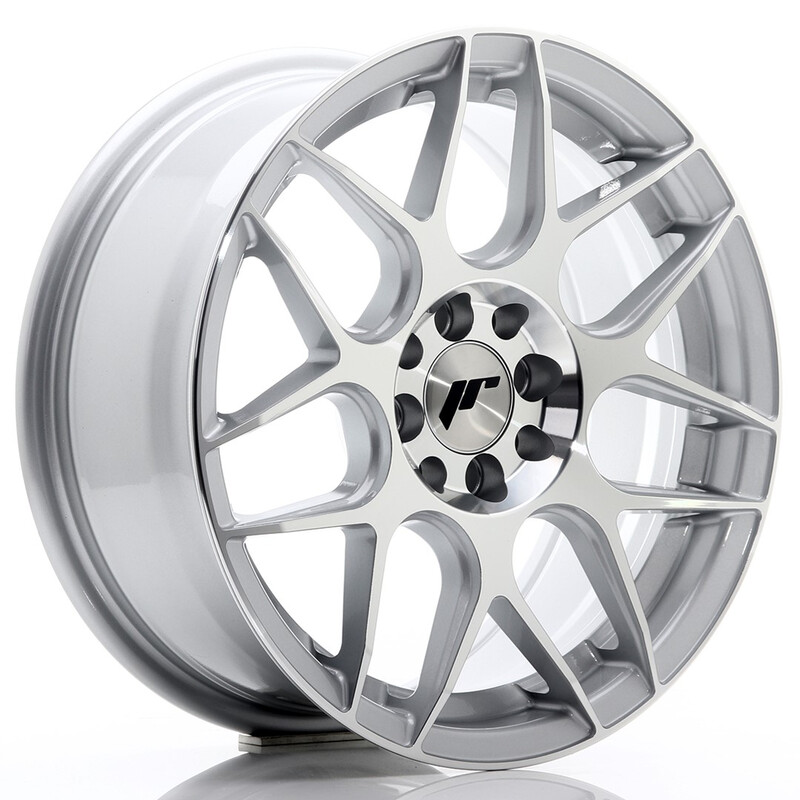 Japan Racing JR-18 16x7" 4x100 ET35, Gris Argenté Poli