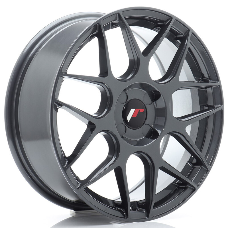 Japan Racing JR-18 17x7" (4 trous - sur mesure) ET20-40, Hyper Gray