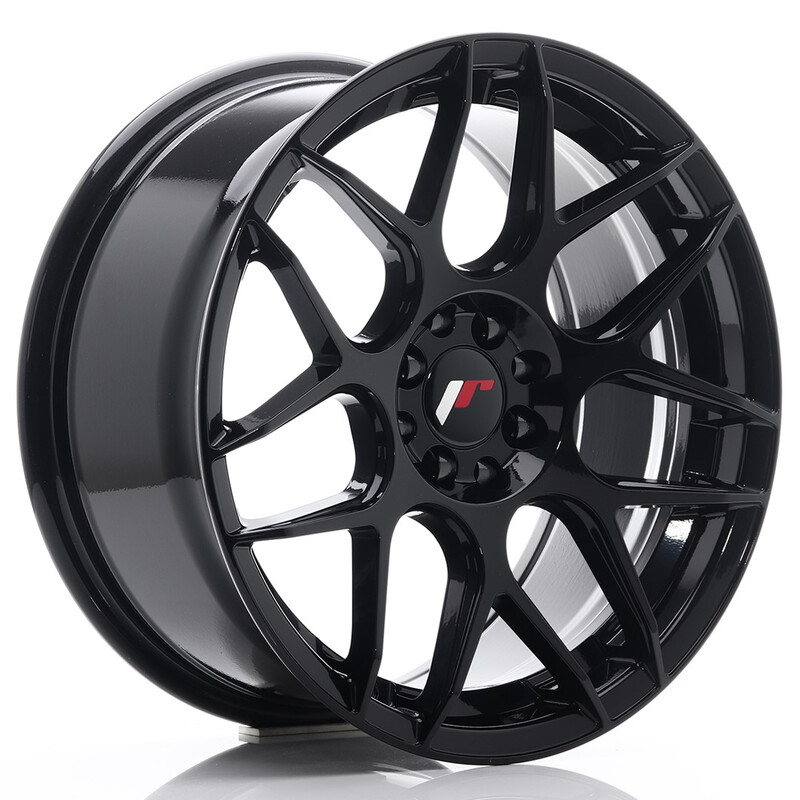 Japan Racing JR-18 17x8" 5x100/114.3 ET35, Noir Brillant