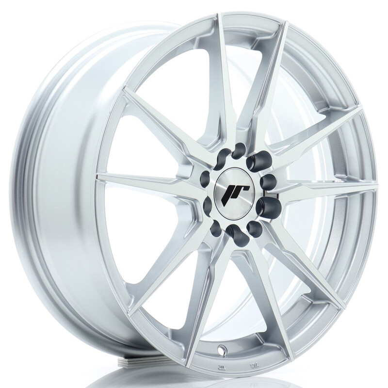 Japan Racing JR-21 17x7" 4x100/114.3 ET40, Gris Argenté Poli