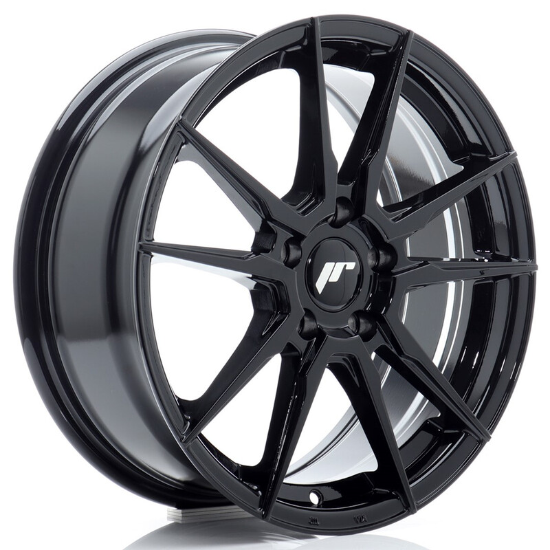 Japan Racing JR-21 17x7" 5x114.3 ET40, Noir Brillant