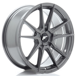 Japan Racing JR-21 18x8.5" (5 trous - sur mesure) ET20-45, Hyper Gray