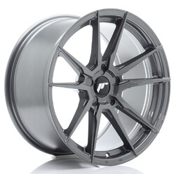 Japan Racing JR-21 Extreme Concave 18x9.5" (5 trous - sur mesure) ET20-40, Hyper Gray