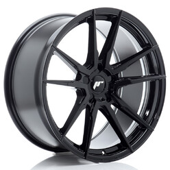 Japan Racing JR-21 Extreme Concave 20x10" (5 trous - sur mesure) ET20-48, Noir Brillant